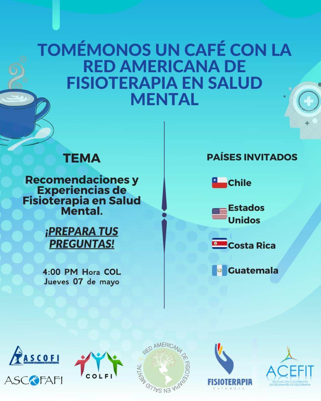 Webinar 7 Mayo Recomendaciones Y Experiencias De Fisioterapia En Salud Mental Colfi